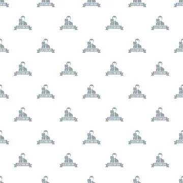 Election day pattern seamless Stock Illustration