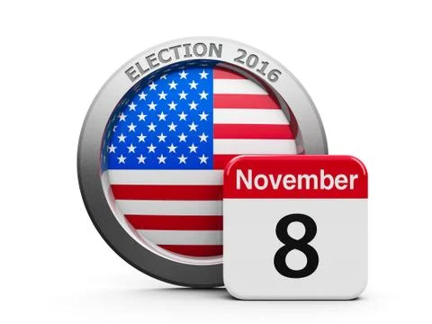 Election Day USA Stock Illustration