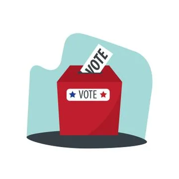 Election Day Vote Box Stock Illustration