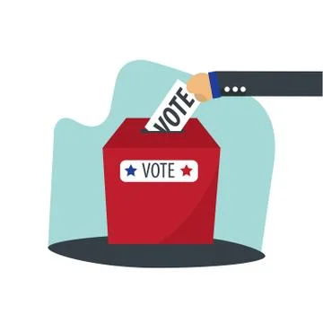 Election Day Vote Box Stock Illustration