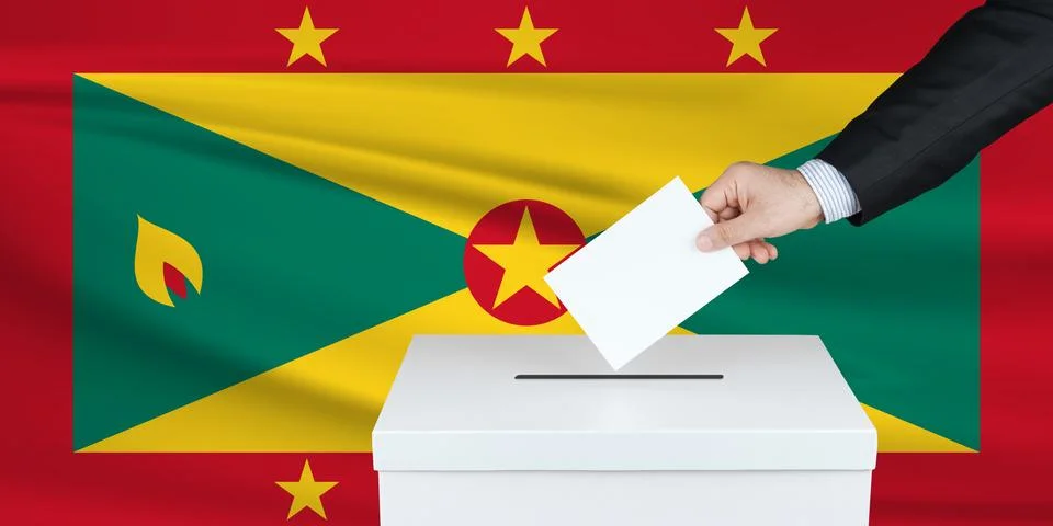 Election in Grenada. Foto stock