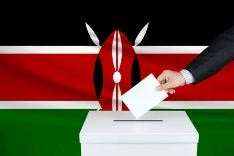 Election in Kenya. Foto stock