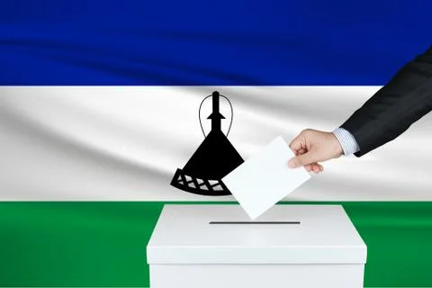 Election in Lesotho. Stock Photos