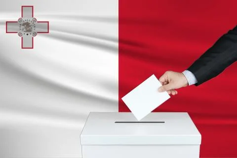 Election in Malta. Stock Photos