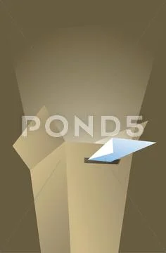 Election metaphor - voting hope Stock Illustration