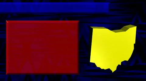 Election Motion Background - Ohio Stock Footage 78404