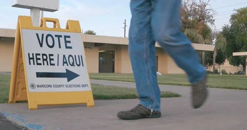 Election Polling Place Stock Footage 142622052