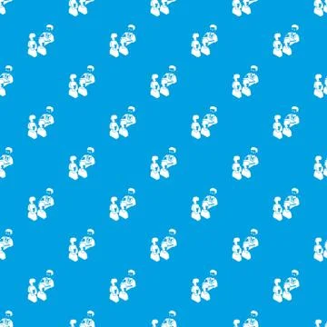 Election speak conference pattern vector seamless blue 스톡 일러스트