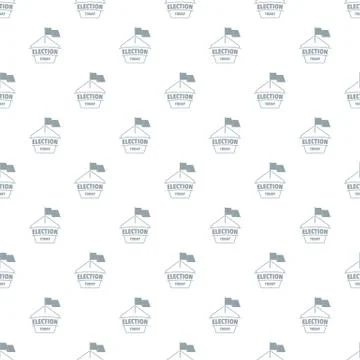 Election today pattern vector seamless 库存插图
