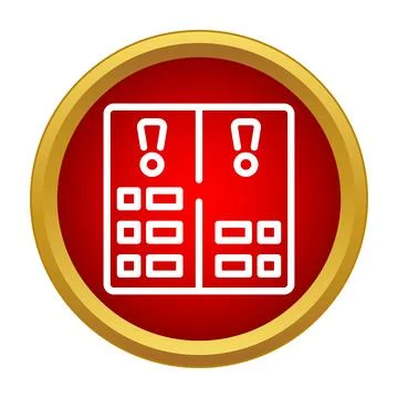 Election voting ballot showing counting results Stock Illustration