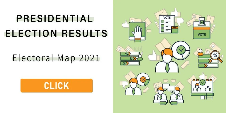Election web banner Stock Illustration