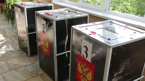 Elections in Russia Stock Footage 61396810