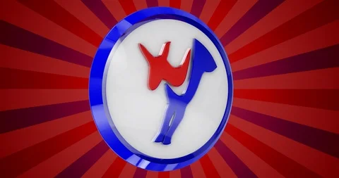 Elections in the United States of America – loopable background. Video stock 113578824