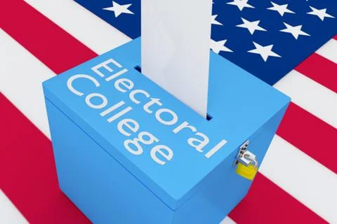 Electoral College concept Stock Illustration