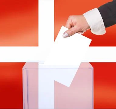 Electoral vote by ballot Stock Illustration