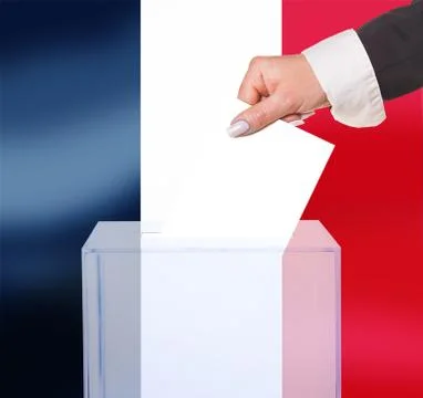 Electoral vote by ballot Stock Illustration