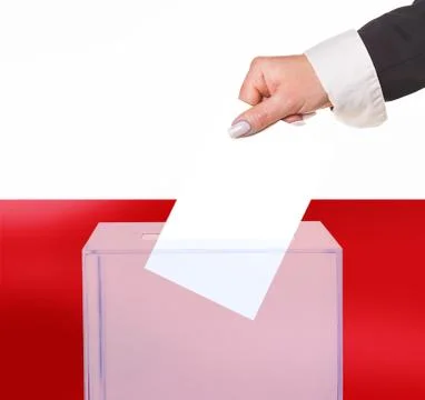 Electoral vote by ballot Stock Illustration