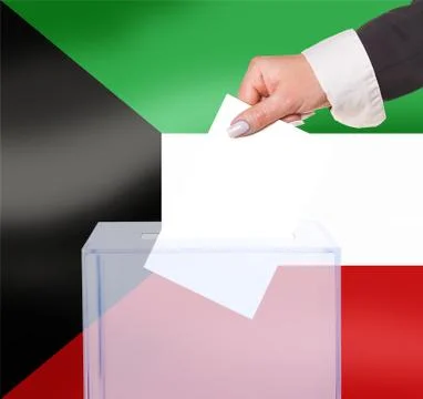 Electoral vote by ballot Stock Illustration