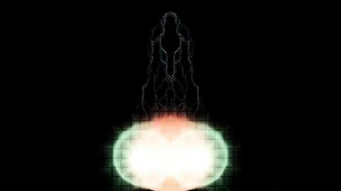 Electric Abstract Background Digital Rendering Stock Illustration