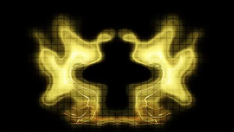 Electric Abstract Background Digital Rendering Stock Illustration