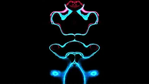 Electric Abstract Background Digital Rendering Stock Illustration