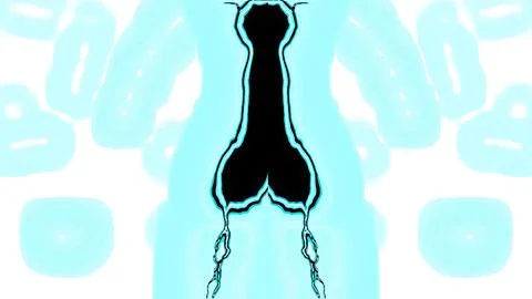 Electric Abstract Background Digital Rendering Illustrazione stock