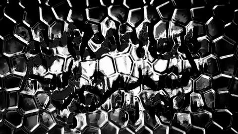 Electric Abstract Background Digital Rendering Illustrazione stock