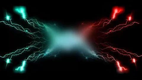 Electric Abstract Background Digital Rendering 스톡 일러스트