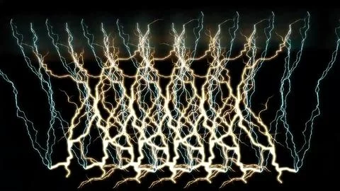 Electric Abstract Background Digital Rendering 스톡 일러스트