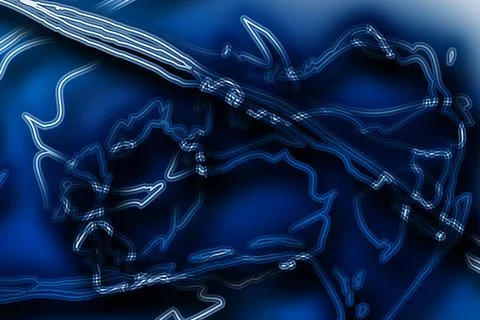 Electric abstract broken shape modern creative with blue and white color Stockillustratie