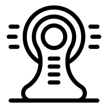 Electric air humidifier diffusing steam for home Stock Illustration