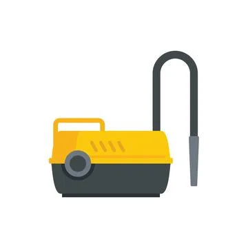 Electric air pump icon flat vector. Compressor paint Stock Illustration