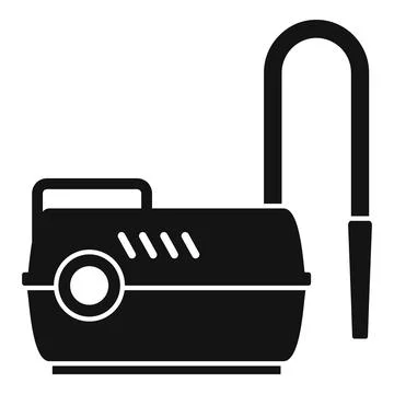 Electric air pump icon simple vector. Compressor paint Stock Illustration