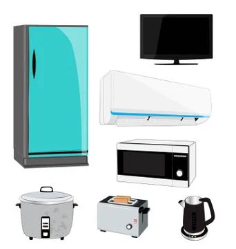 Electric appliance Illustrazione stock