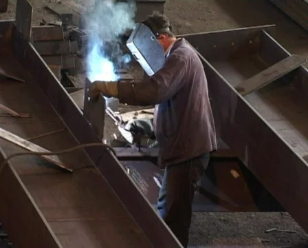 Electric arc welding Stock Footage 298529
