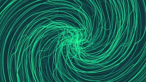 Electric background of tangled web lines movement, hypnotic tunnel of lines.. Stock Footage 313219123