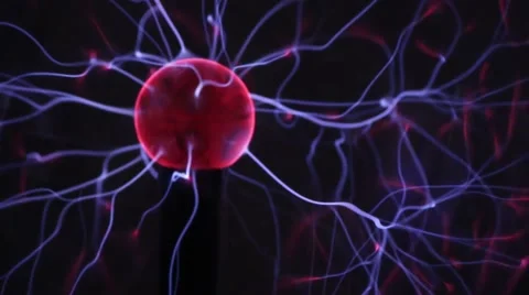 Electric ball with plasma. Stock Footage 43892177