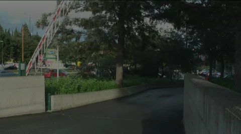 Electric Barrier Gate Stock Footage 327276