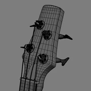 Electric Bass 3D Model
