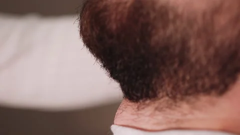 Electric beard trimmer for men Stock Footage 157524929