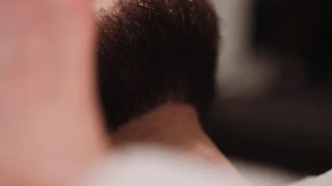 Electric beard trimmer for men Stock Footage 157525451