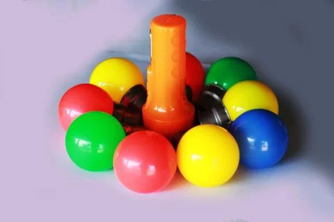 Electric bed light with torch Foto stock