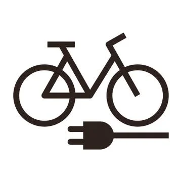 Electric bike Stock Illustration