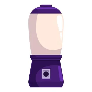 Electric blender standing on kitchen table with empty glass jar Stock Illustration