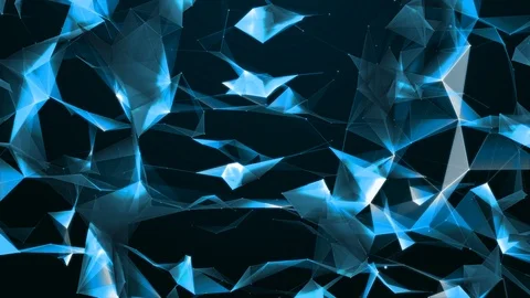 Electric, Blockchain &amp; Internet Visualisation Stock Footage 94702622