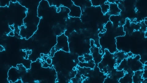 Electric blue abstract background with glowing lines in Stock Footage 338005792