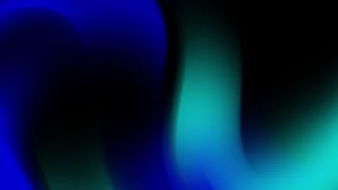Electric Blue and Green Gradient Flowing Smooth Abstract Background Art Video stock 310935243