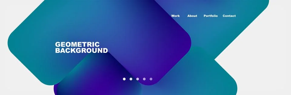 Electric blue and violet rectangles on an azure sky background 스톡 일러스트