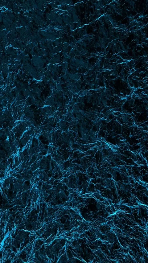 Electric Blue Caustic Water Texture in Vertical Video Stock Footage 346314668