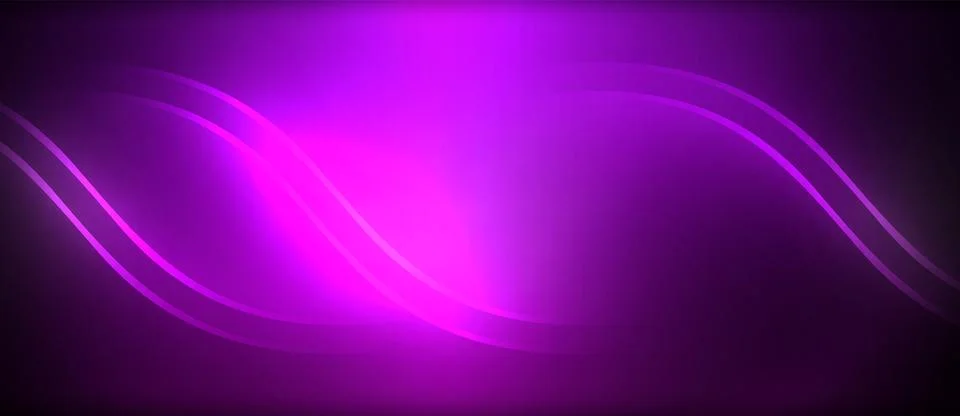 Electric blue circle on violet pattern, shining on a dark background Stock Illustration